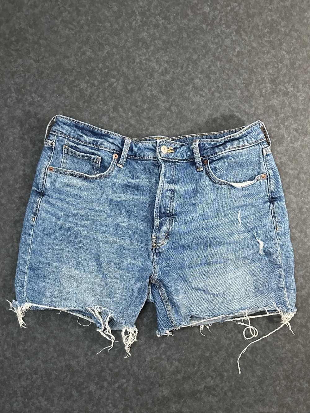Old Navy High Rise OG Straight 5 Inch Denim Jean Shorts Size 16